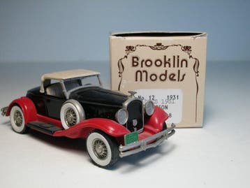 Brooklin Models 1:43 - Modelauto - 1931 Hudson Greater Eight