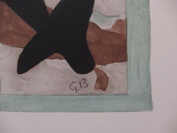 Georges Braque (1882-1963) - Oiseau en vol