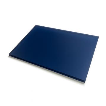 Acrylaat (PMMA) basisplaat (transparant blauw, 50x30 cm, 8, Verzenden, Nieuw