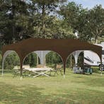 vidaXL Pop-up Feesttent 575 x 288 x 245 cm Taupe Oxford Stof, Verzenden, Nieuw