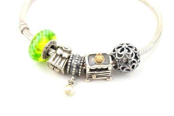 Sans prix de réserve - Pandora - Bracelet Bracelet en argent, Bijoux, Sacs & Beauté