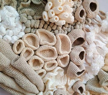 Wanddecoratie - Roemenië - Uniek werk vezelkunst