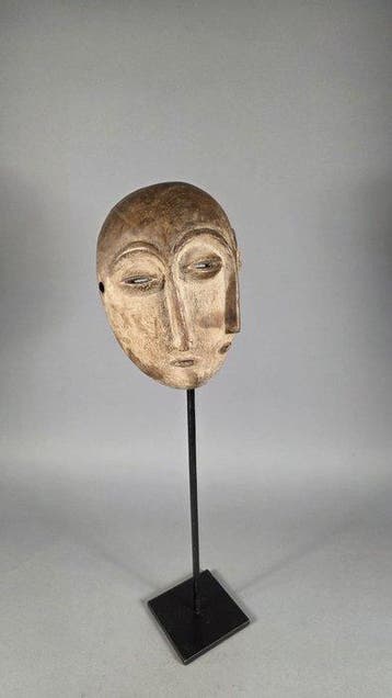 Masque en bois - Lega - République démocratique du Congo, Antiquités & Art