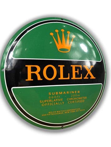 Rolex - Submariner - Emaille plaat - Emaille, Antiek en Kunst