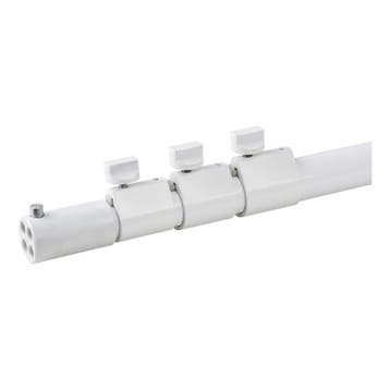 WENTEX® Pipe en Drape telescoop staander 180 – 500 cm – wit, Verzenden