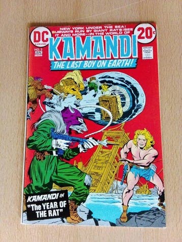 Kamandi, the Last Boy on Earth #2, 8, 26, 33, 35, 44, 47,, Boeken, Nieuw