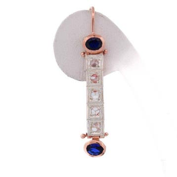 Zonder minimumprijs - Oorbellen - 9 kt. Roségoud - 2.20ct., Nieuw