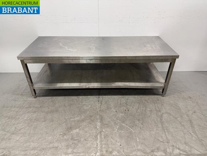 Table de travail en acier inoxydable avec étagère 180 x 70 x, Zakelijke goederen, Horeca | Overige, Verzenden