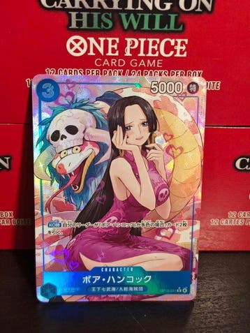 Bandai - 3 Card - One Piece - Boa Hancock, Nieuw