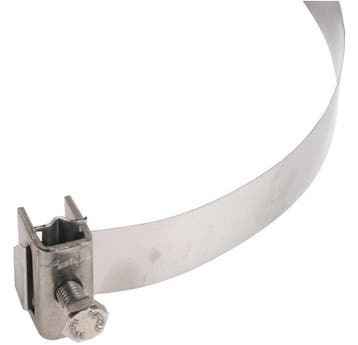 DEHN Acier Inoxydable Pince À Tuyau 25mm Pour Tuyaux De, Bricolage & Construction, Verzenden