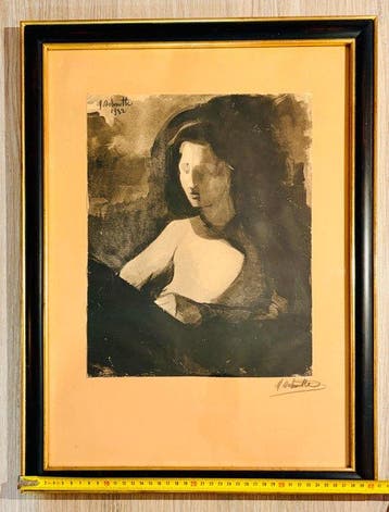 Marcel Delmotte Belga (1901-1984) - Dipinto di una Donna, Antiquités & Art
