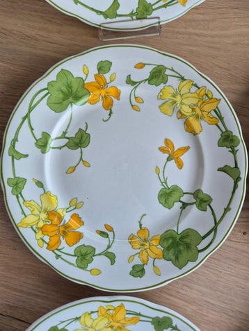 Villeroy & Boch - Ontbijtbord (6) - Geranium - Porselein -