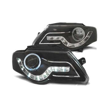 PHARES POUR VOLKSWAGEN VW PASSAT B6 3C 05-10 DAYLIGHT ANGEL, Verzenden