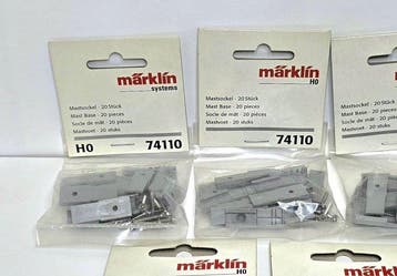 Märklin H0 - 74110 - Caténaire (140) - Ligne aérienne — pied