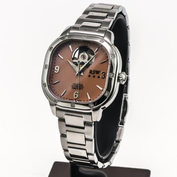 RSW - Le Locle Open Heart Diamond Swiss Watch -