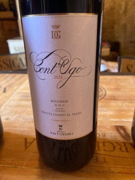 2024 Antinori ContUgo - Bolgheri DOC - 3 Fles (0,75 liter), Verzamelen, Wijnen