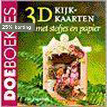 3D kijkkaarten met stofjes en papier / Doeboekjes, Verzenden, Gelezen, E. Plantinga