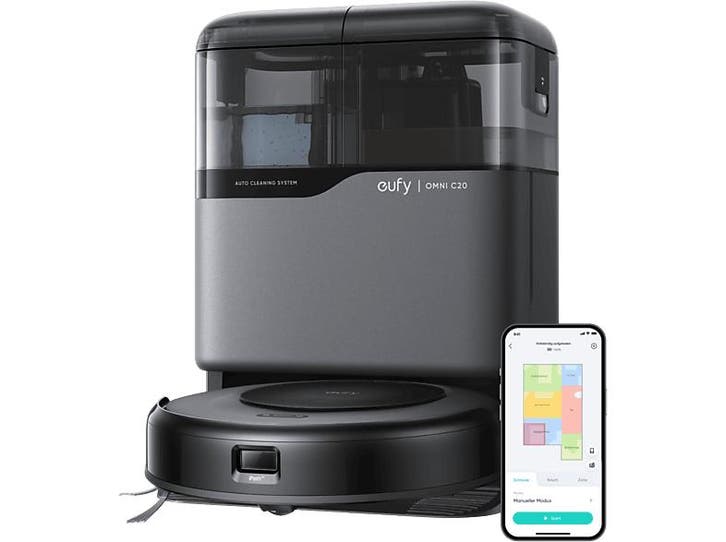 Eufy -  Robotstofzuiger C20 Omni  - Zwart, Elektronische apparatuur, Stofzuigers, Nieuw, Reservoir, Verzenden