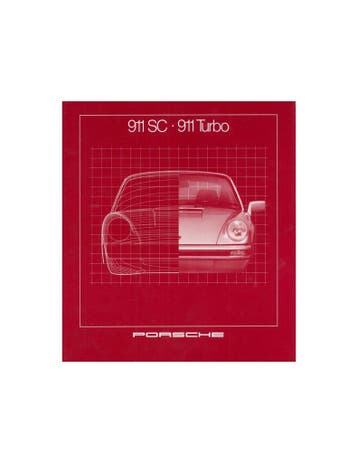 1981 PORSCHE 911 SC & TURBO BROCHURE ENGELS USA, Ophalen of Verzenden