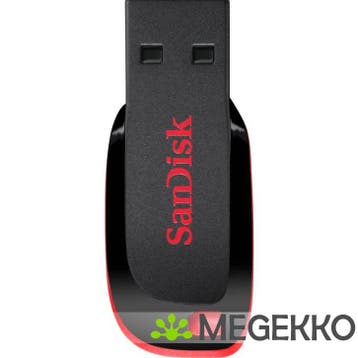 SanDisk Cruzer Blade 64GB USB Stick, Verzenden