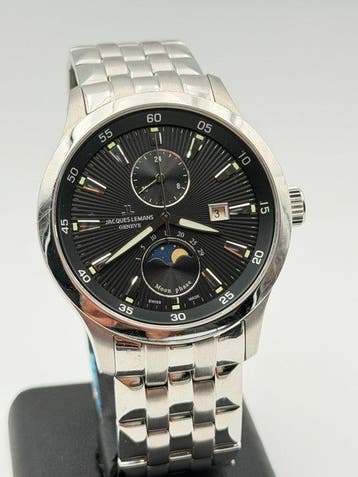Jacques Lemans - moonphase swiss made - Zonder minimumprijs