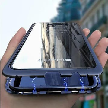 Samsung Galaxy A8 Plus Magnetisch 360° Hoesje met Tempered, Verzenden, Nieuw