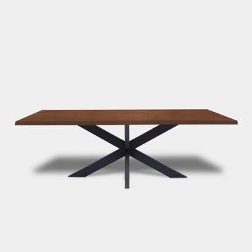 Tafel Boomstam eikenhout  Matrix XL  220x100, Huis en Inrichting, Tafels | Eettafels, Nieuw