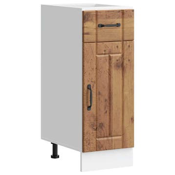 vidaXL Onderkast Lucca bewerkt hout oud houtkleurig, Huis en Inrichting, Verzenden, Nieuw