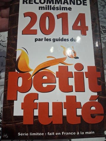 enamel plaque from 2014, awarded by the Le Petit Futé guide
