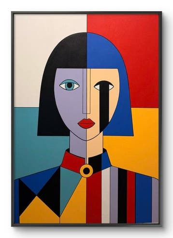 Marcel Mendez - Fragmented Face #81 -XL- ( No reserve )