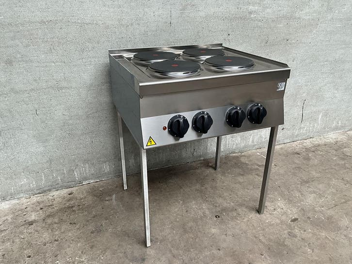 Mareno kooktoestel met 4 gietijzeren kookplaten, Articles professionnels, Horeca | Équipement de cuisine, Enlèvement ou Envoi