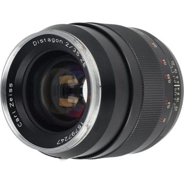 Carl Zeiss ZE 35mm F/2.0 Distagon T* Canon | Occasion, Ophalen of Verzenden, Nieuw