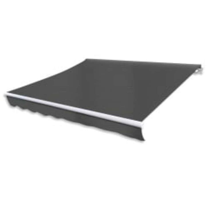 vidaXL Luifel uitschuifbaar gemotoriseerd 600 cm antraciet, Tuin en Terras, Zonneschermen, Nieuw, Verzenden