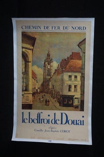 L. danel-lille - CHEMIN DE FER DU NORD - LE BEFFROI DE