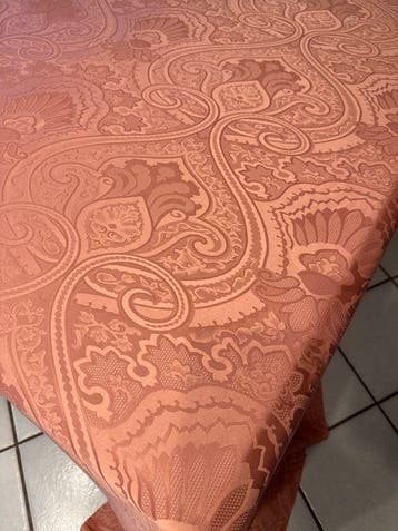 San Leucio - Top quality - antiek damast zijde liberty roze