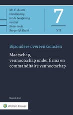 Asser 7-Vii Maatschap, Vennootschap Onder Firma En Commandit, Verzenden, Nieuw, ...