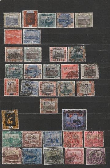 Saargebied 1920/1959 - Saargebied en Saarland, Postzegels en Munten, Postzegels | Europa | Duitsland, Gestempeld
