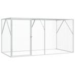 vidaXL Vogelkooi Antraciet 208 x 102 x 108 cm Gegevens staal, Dieren en Toebehoren, Verzenden, Nieuw