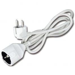 Aigi Gamon Wit Verlengsnoer 3 Meter - 3680W voor Licht snoer, Doe-het-zelf en Bouw, Elektriciteit en Kabels, Nieuw, Verzenden