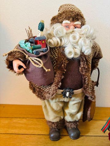 Kerstdecoratie (14) - Plastic - Traditionele kerstmannen, Nieuw
