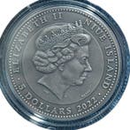 Niue. 5 Dollars 2022 War Elephant 2 oz
