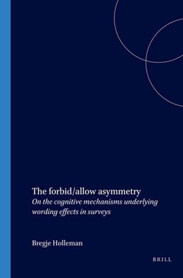 The forbid/allow asymmetry 9789042013414 B. Holleman, Livres, Verzenden, B. Holleman
