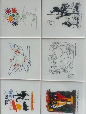 Succession Picasso - Onderzetter (6) - Porselein