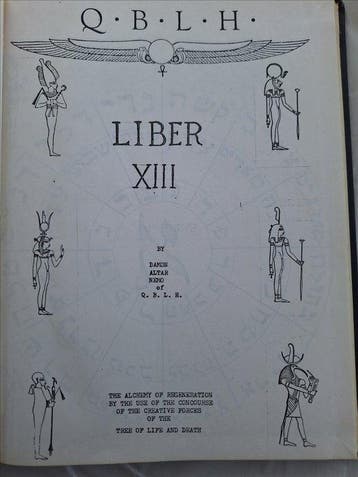 Damon Altar Nemo - Liber XIII - 1977