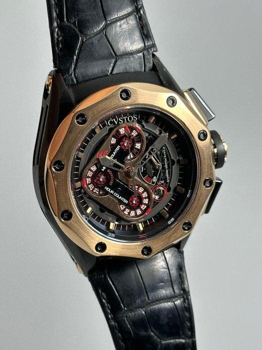 Cvstos - Challenge-R50 - Challenge-R50 HF RG Ti Black -, Handtassen en Accessoires, Horloges | Heren