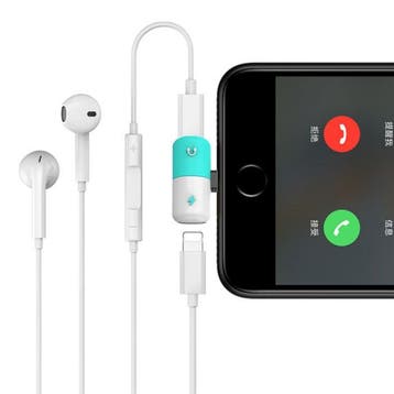 iPhone Lightning Oplader + Headphone Audio Splitter Adapter, Verzenden, Nieuw