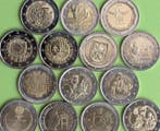 Europe. 2 Euro 2008/2026 (21 stuks) (Sans prix de réserve), Timbres & Monnaies