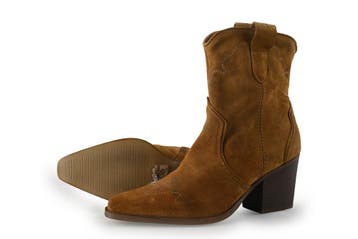 Manfield Cowboy laarzen in maat 38 Beige, Kleding | Dames, Verzenden, Beige, Manfield, Gedragen