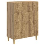 vidaXL Dressoir Artisanaal eiken 66 x 34,5 x 90 cm Bewerkt, Verzenden, Nieuw