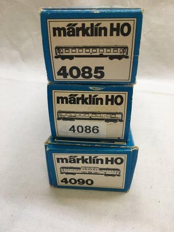 Märklin H0 - 4085 / 4086 / 4090 - Model treinwagon (3) - Set